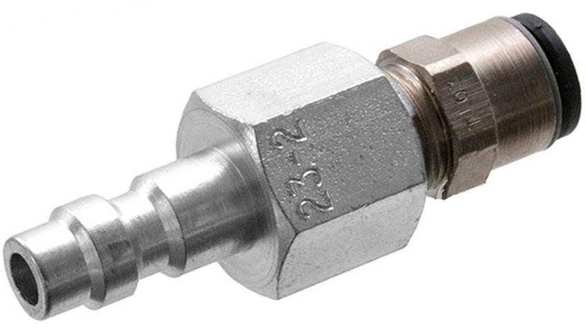 Polarstar Male Quick Disconnect QD Fitting Assembly, Silver