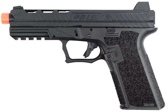 Poseidon Orion No.2 Combat Version Gas Blowback Airsoft Pistol, Black