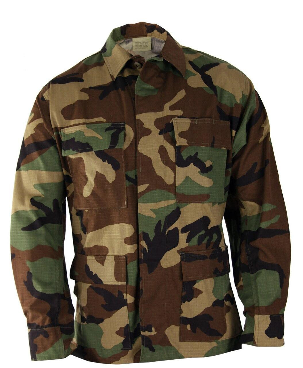 Propper BDU 4-Pocket Coat, 100% Cotton Ripstop, Woodland