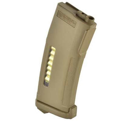 PTS 150rd M4/M16 Mid-Cap EPM Enhanced Polymer Airsoft AEG Magazine, Tan