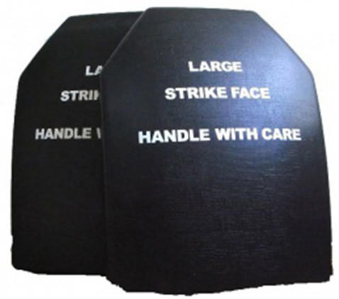 PTS Airsoft SAPI Dummy Front And Back Large Plates, Black