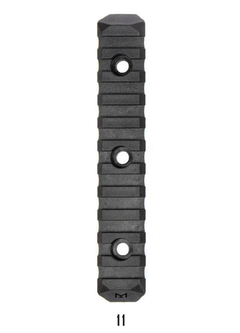 PTS Enhanced M-LOK Rail Section 11 Slots, Black