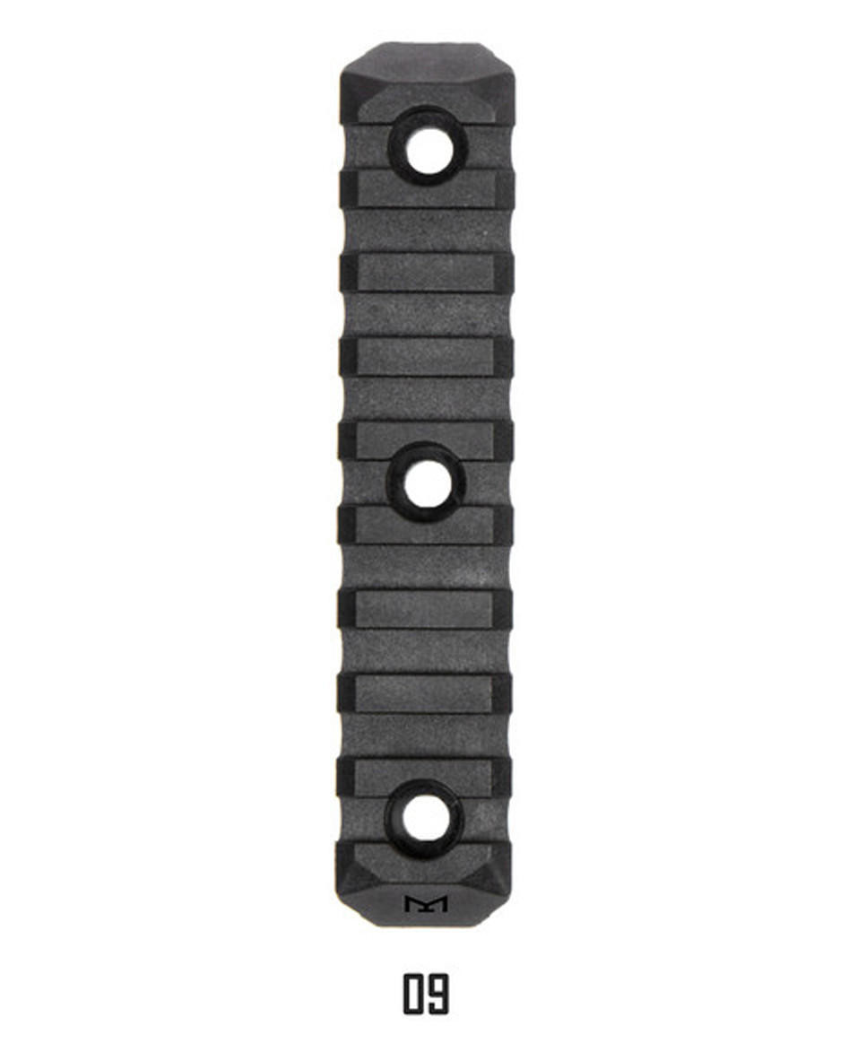 PTS Enhanced M-LOK Rail Section 9 Slots, Black