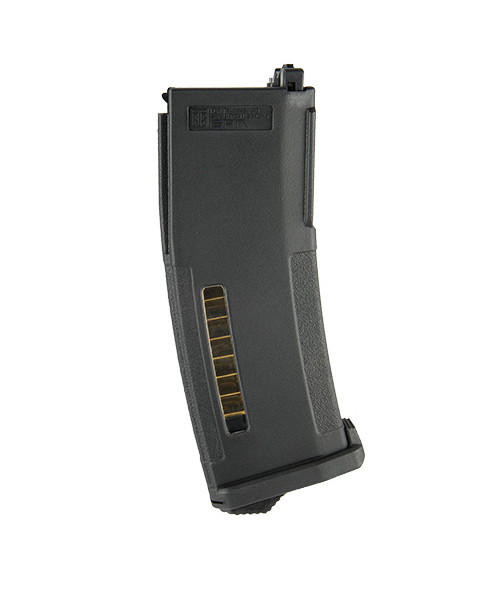 PTS EPM Enhanced Polymer 120rd Mid-Cap Magazine For Systema PTW Airsoft AEG, Black