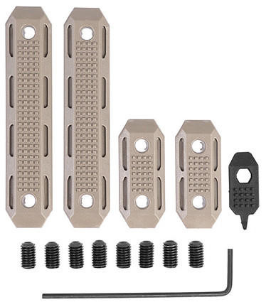 PTS Syndicate EP M-LOK Rail Cover Set, Flat Dark Earth