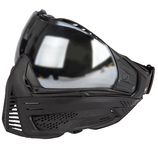 Push Paintball Unite Mask, Silver Lens, Black