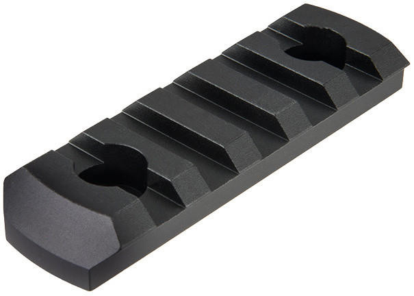 Ranger Armory 5-Slot Aluminum Picatinny Rail Section For M-LOK, Black