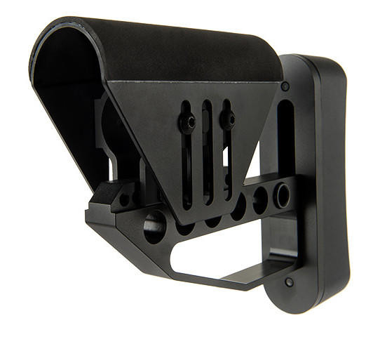 Ranger Armory Lightweight Tactical Stock w/ Cheek Riser, Black