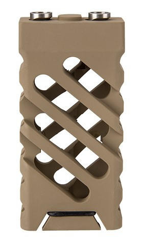 Ranger Armory Skeletonized Cross Cut Keymod Vertical Foregrip, Tan