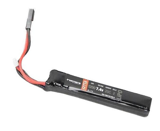 Raptors Airsoft 7.4V 1200 mAh 20C Mini LiPO Battery for Airsoft