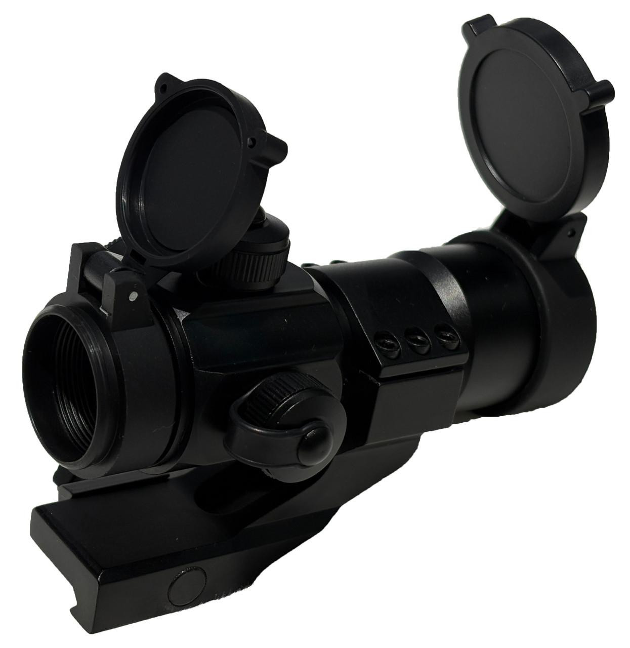 Raptors Airsoft M3 1x30mm Tactical Red Dot Scope, Black
