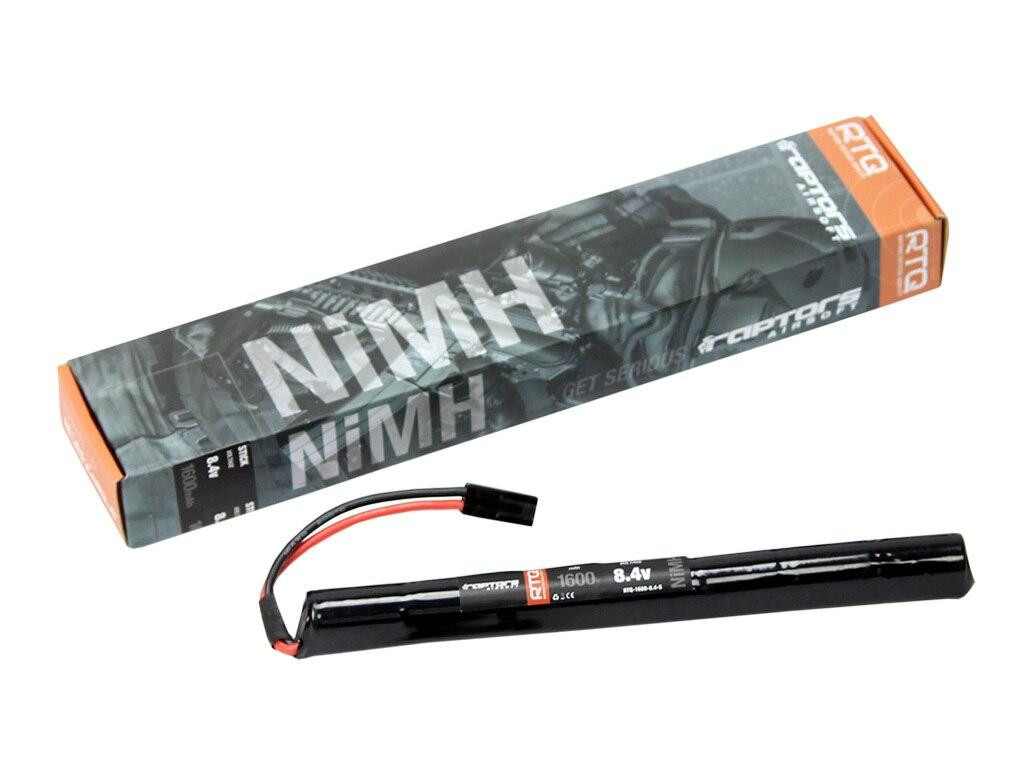 Raptors Airsoft RTQ AK NiMH 1600mah 8.4v Stick Battery