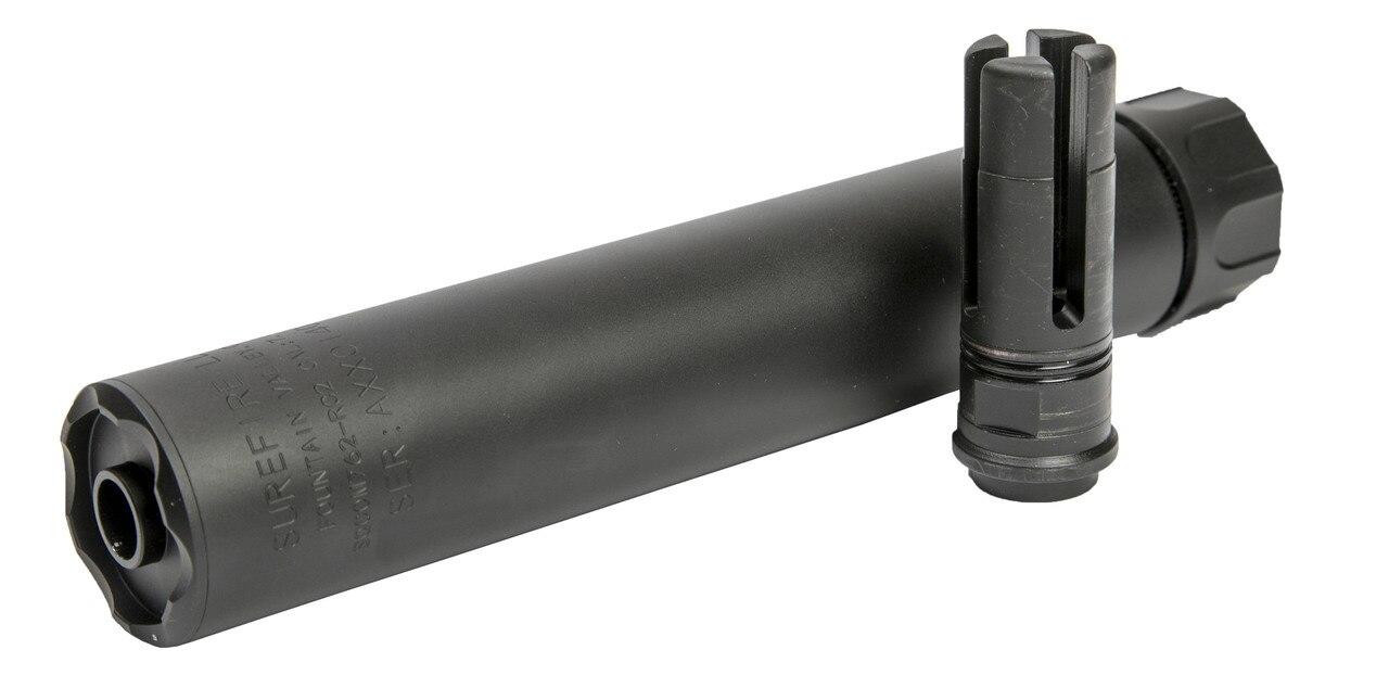 Raptors Airsoft SOCOM Series 220mm 7.62 Mock Silencer, Black