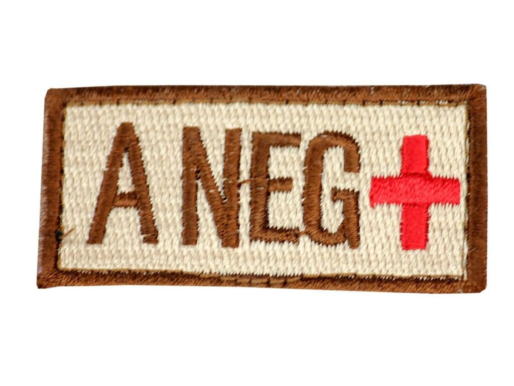Raptors Tactical 1.5 Blood Type A NEG Velcro Patch