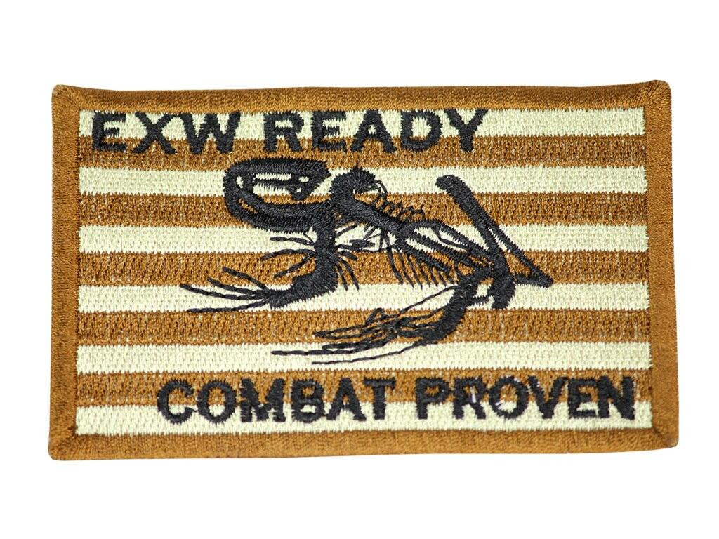 Raptors Tactical 3.5 EXW Ready Combat Proven Skull Frog Iron On