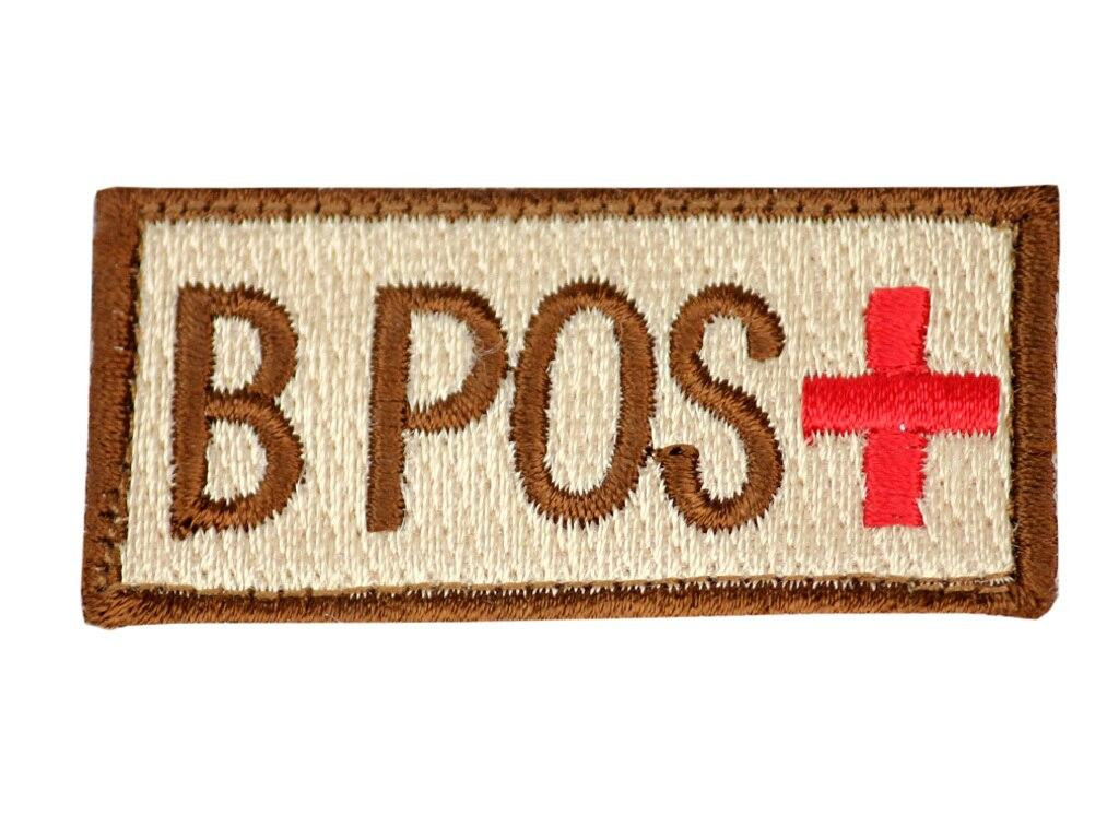 Raptors Tactical 1.5 Blood Type B POS Velcro Patch