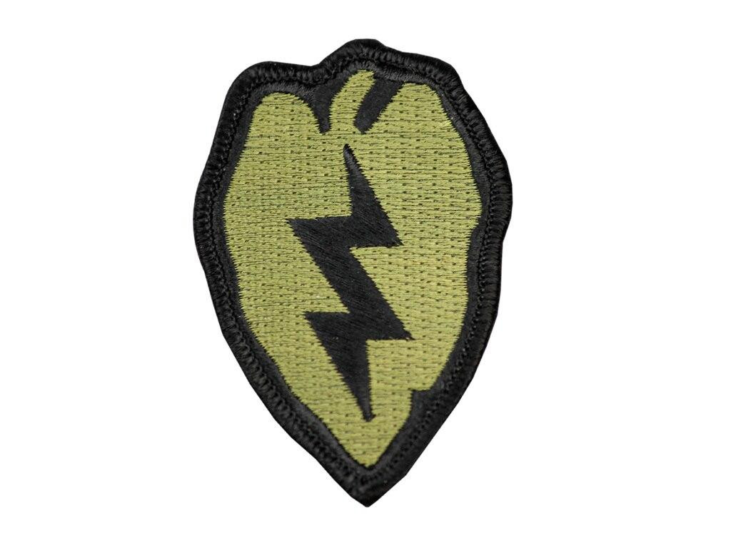 Raptors Tactical 2.5 Lightning Bolt OD Iron On Patch