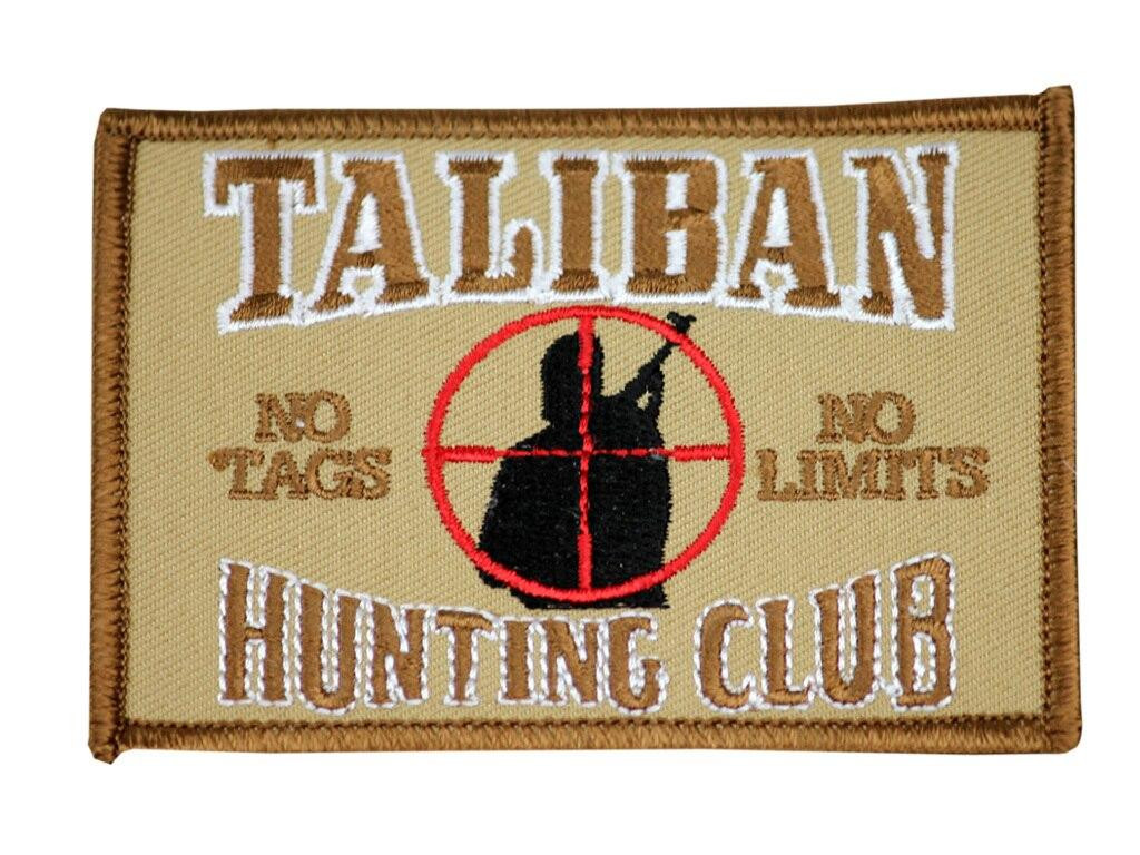 Raptors Tactical 3 Taliban Hunting Club No Limits No Tags Patch Iron On