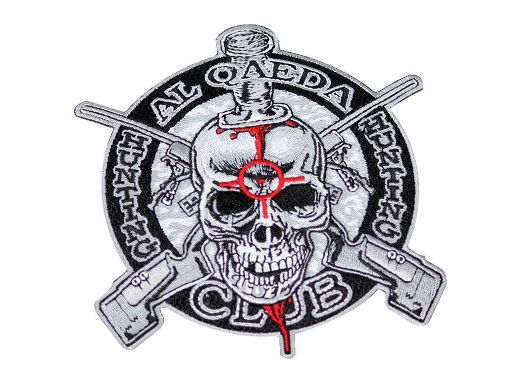 Raptors Tactical 5 Al Queda Hunting CLUB Iron On Patch