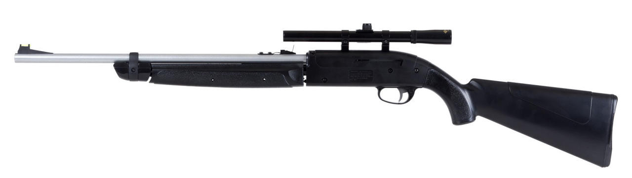 Remington AirMaster 77 Kit 0.177 Cal Air Rifle, Black
