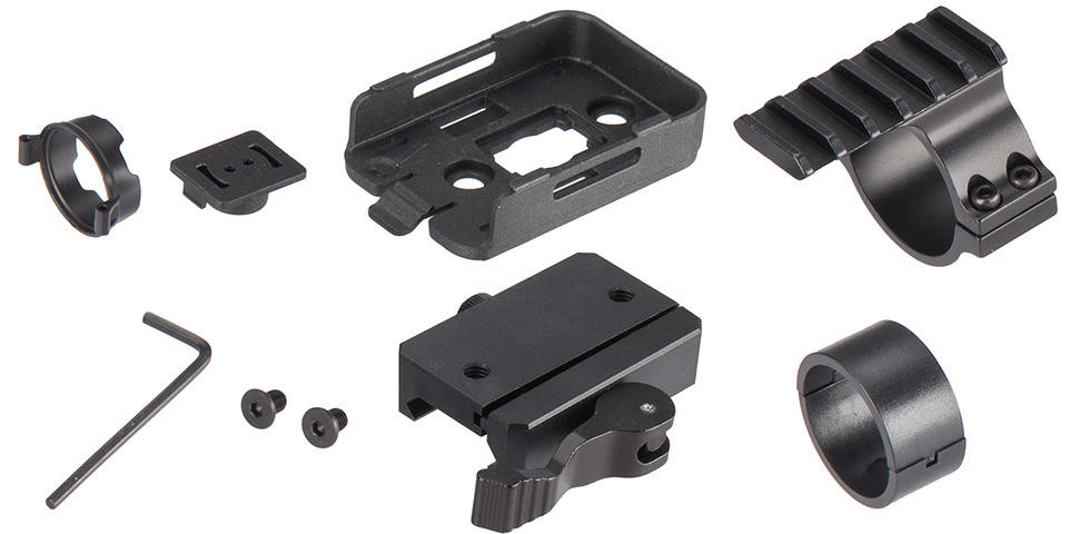 Runcam Bracket w/ Rail Mount And Adapter For Runcam2, Airsoft Version