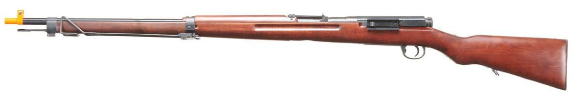S&T Arisaka Type 97 Bolt Action Airsoft Sniper Rifle w/ Scope, Wood