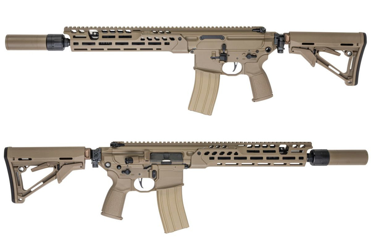 Salvo Precision MCX Hunter UKSF Style 13.1 MWS GBBR w/ 556 Style QD suppressor & Tracer - DE (Steel