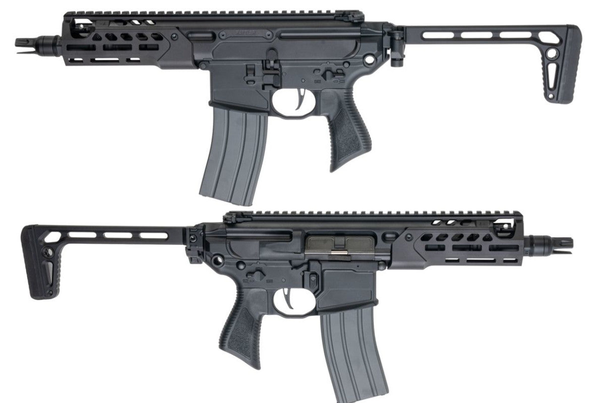 Salvo Precision MCX Rattler LT 6.75 inch MWS GBB Airsoft Rifle - BK (Stainless Steel Bolt)