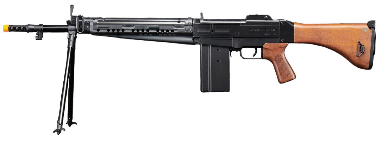 S&T Type 64 Full Metal Full Size AEG Airsoft Battle Rifle, Black/Wood