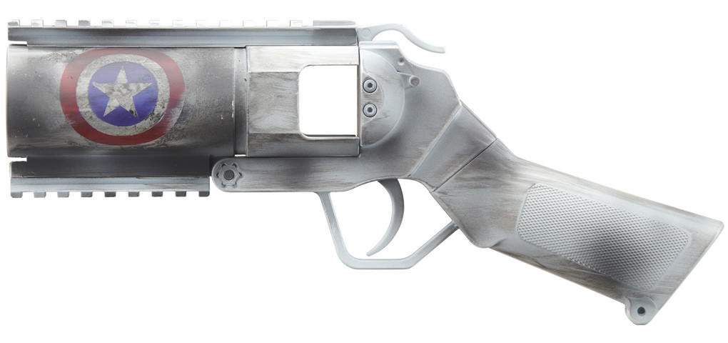 Sentinel Gears 40mm Airsoft Grenade Launcher Pistol, Captain's Shield
