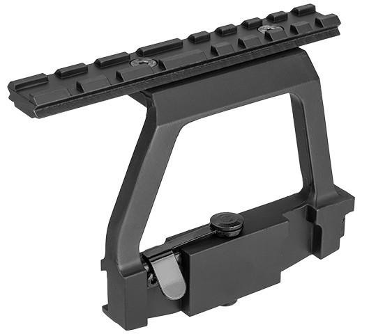 Sentinel Gears Quick-Detach AK Side Mounting Optics Rail, Black