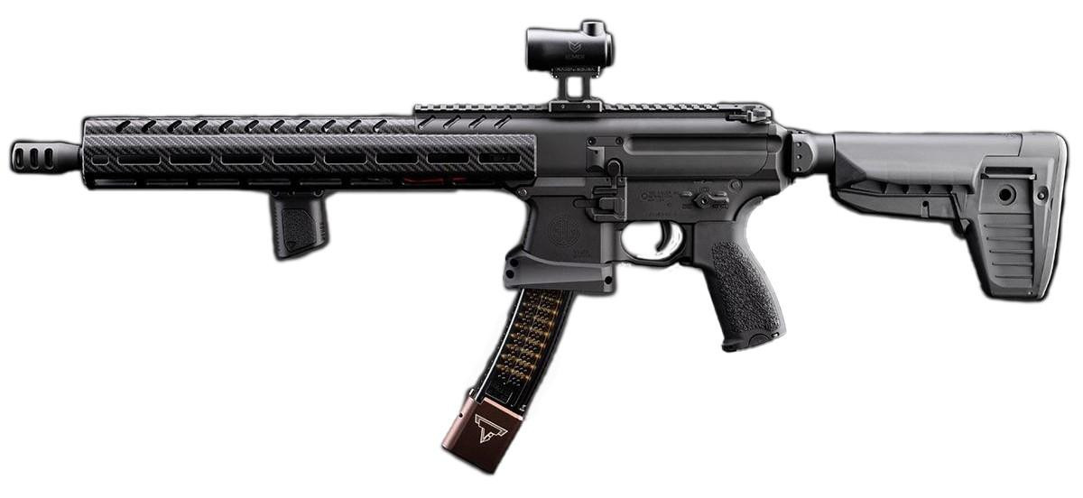 Sig Sauer John Wick ProForce MPX Airsoft AEG Rifle w/ Faux Carbon Fiber Handguard, Black