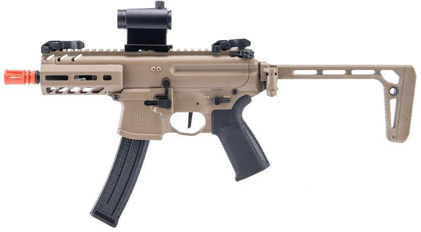 Sig Sauer ProForce MPX AEG Airsoft Rifle, Dark Earth