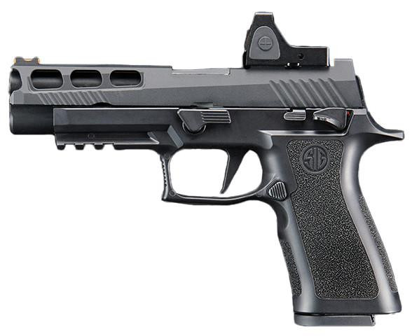Sig Sauer Proforce P320 XCarry GBB Airsoft Pistol w/ PH+ P320/M17 Slide & Lancer Tactical Red Dot Re