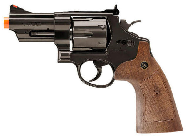 Smith & Wesson M29 3" CO2 Airsoft Revolver, Black