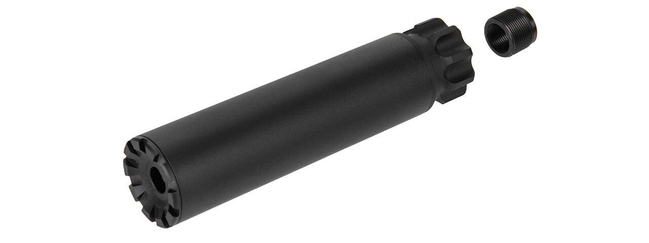 Specter F35X152MM Style Aluminum Mock Silencer, 14mm CCW, Black