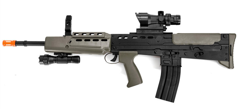 Spring Airsoft Rifle w/ Flashlight L85A2 Style