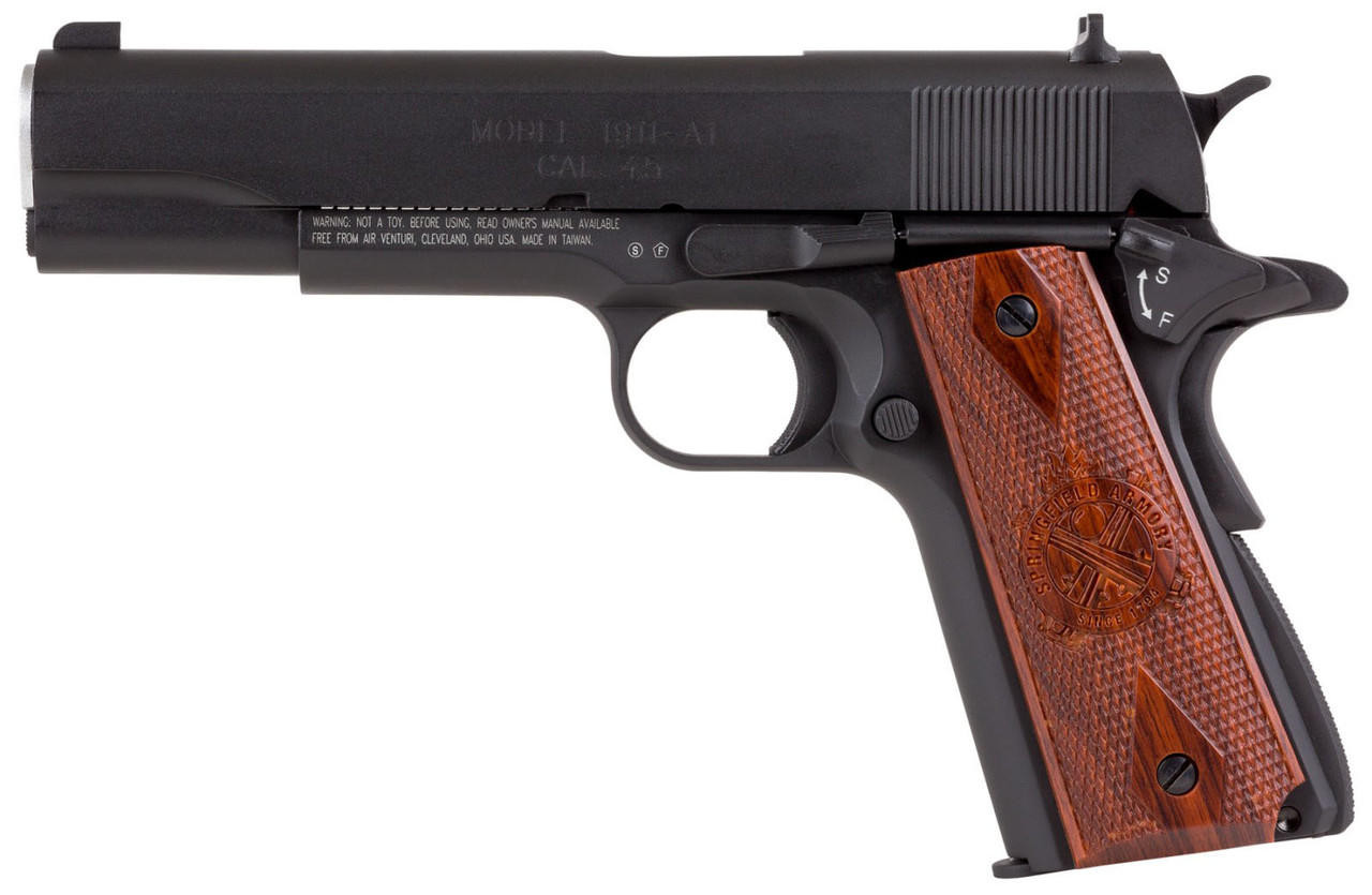 Springfield Armory 1911 Mil-Spec. CO2 .177 BB Gun, Two-Tone