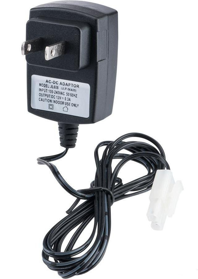 Standard NiMh/NiCd 12V DC Wall Charger, Large Tamiya