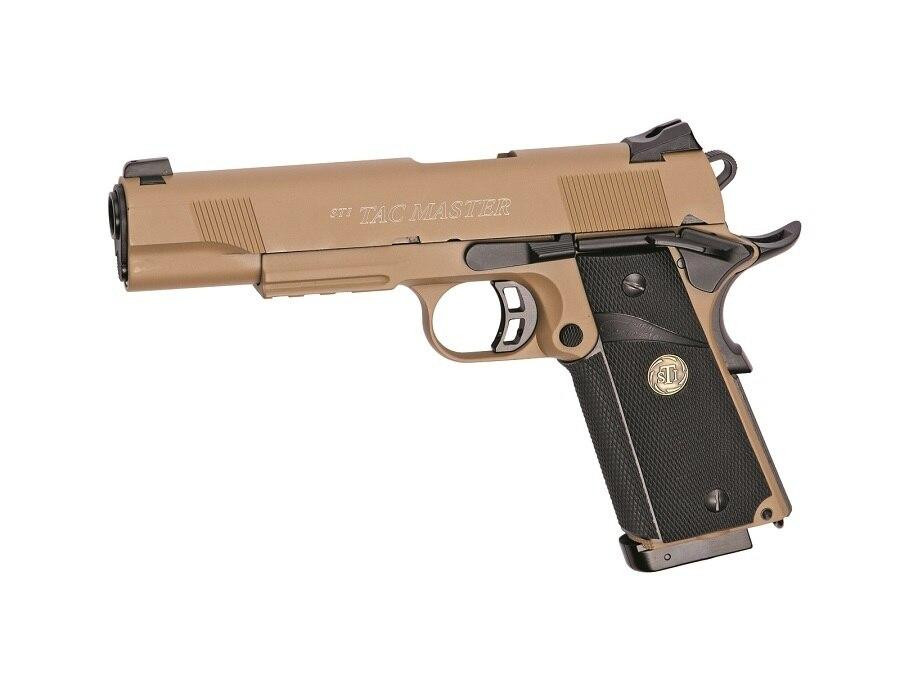 STI Tac Master Full Metal CO2 Blowback Airsoft Pistol Desert Tan