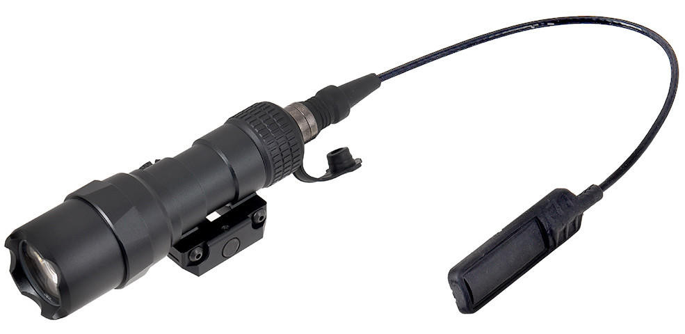 Tactical 500 Lumen LED Flashlight w/ Pressure Pad, Black