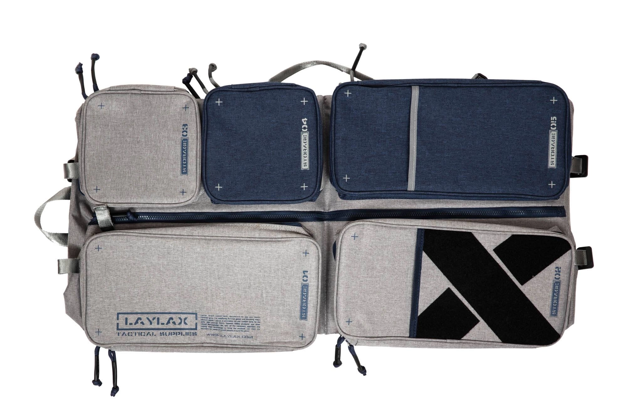 Container Gun Case - Grey / Navy