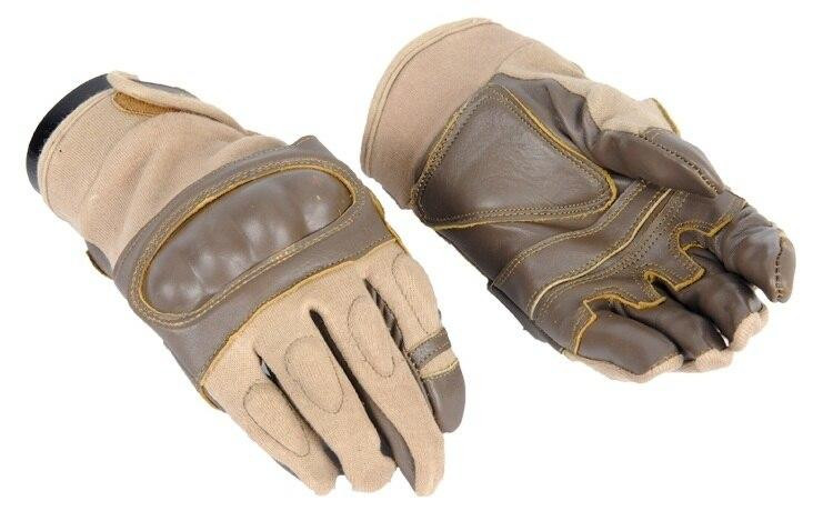 Tan Hard Knuckle Gloves