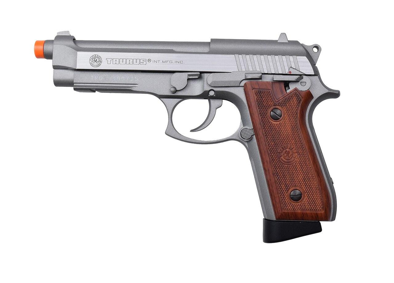 Taurus PT92 Blowback Airsoft Pistol, Silver