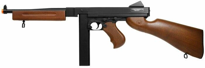 Thompson M1A1 AEG Airsoft Rifle with Stick Mag by Cybergun