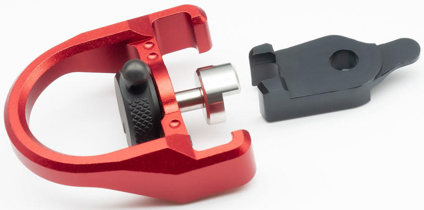 Titanium Tactical Industry Airsoft AAP-01 Selector Switch Charge Ring Kit, Red