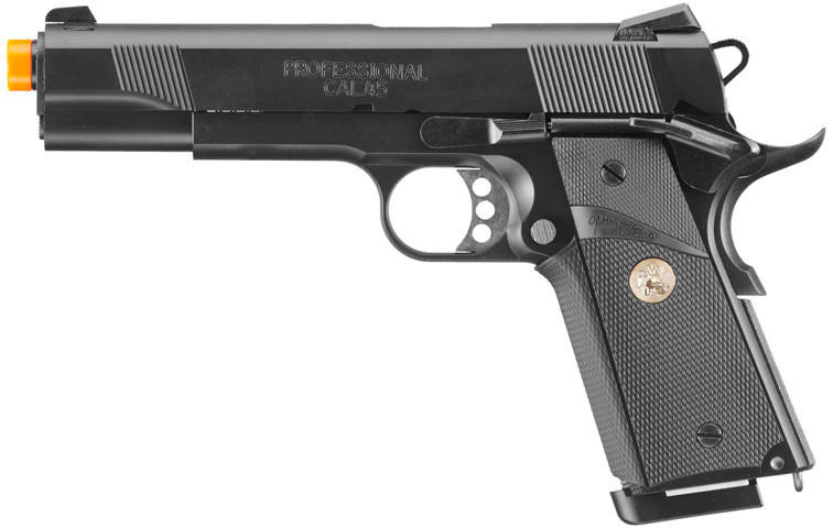 Tokyo Marui 1911 MEU Airsoft Gas Blowback Pistol, Black