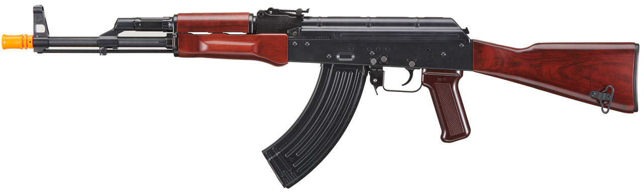 Tokyo Marui AKM ZET System Gas Blowback Airsoft Rifle, Black/Wood
