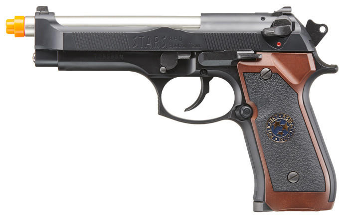 Tokyo Marui Bio Hazard Samurai Edge Gas Blowback Airsoft Pistol, Black/Brown