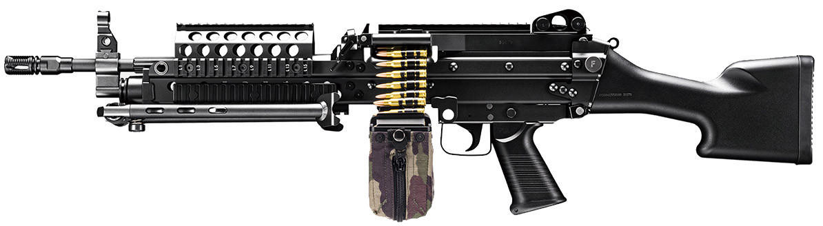Tokyo Marui MK46 MOD.0 NGRS Weapon Airsoft Rifle, Black